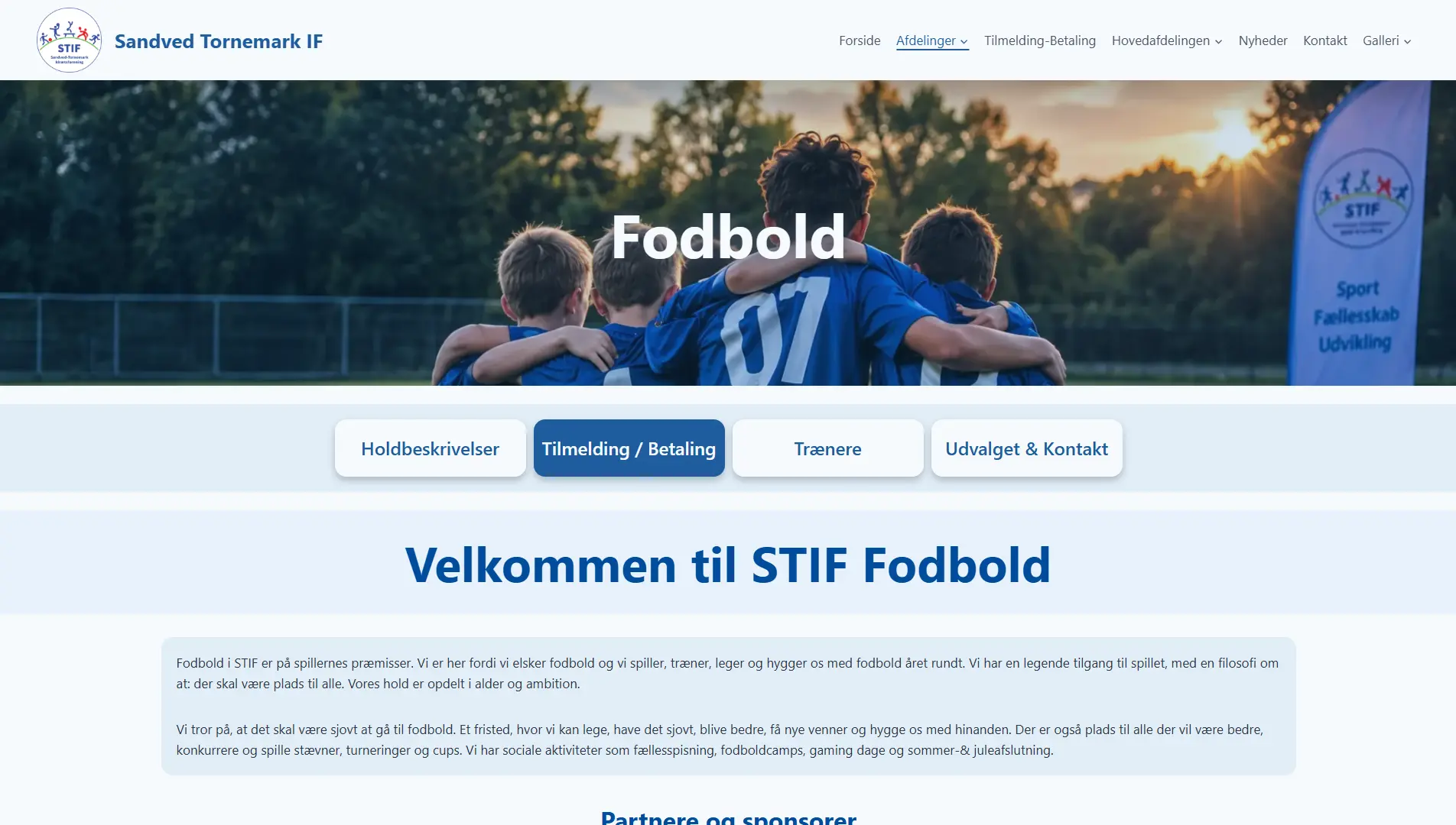 Afdelings side